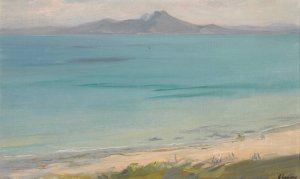 Evening, The Bay Of Tunis by Sir John Lavery Oil Painting
