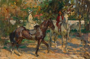 The Morning Ride by Sir John Lavery Oil Painting
