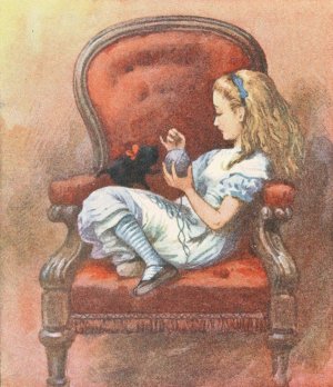 Do you know, I was so angry, Kitty by Sir John Tenniel Oil Painting