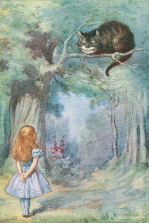 I growl when Im pleased, and wag my tail when Im angry by Sir John Tenniel Oil Painting