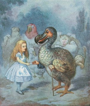 The Dodo solemnly presented the thimble by Sir John Tenniel Oil Painting