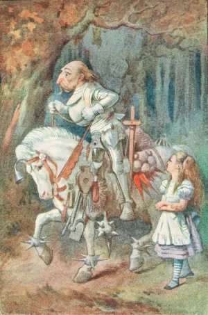 The White Knight by Sir John Tenniel Oil Painting