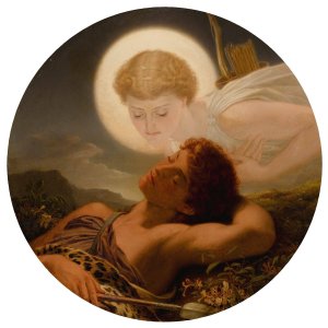 A Dream Of Latmos by Sir Joseph Noel Paton Oil Painting