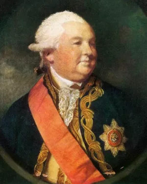 Admiral Sir Edward Hughes painting by Sir Joshua Reynolds
