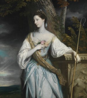 Anne Dashwood by Sir Joshua Reynolds Oil Painting