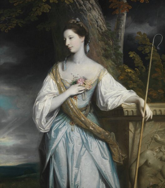 Anne Dashwood  by Sir Joshua Reynolds - Hand-Painted Oil Painting Reproduction