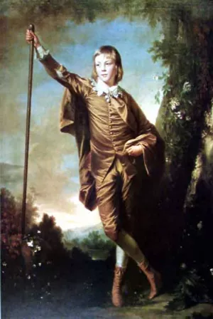 Brown Boy by Sir Joshua Reynolds - Oil Painting Reproduction