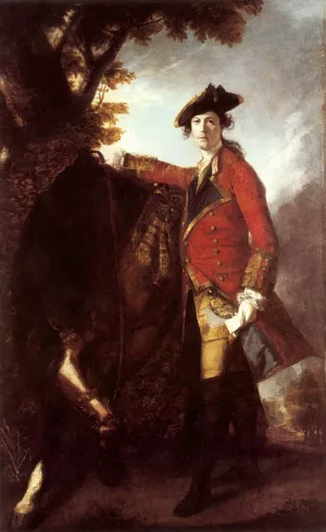 Captain Robert Orme by Sir Joshua Reynolds - Oil Painting Reproduction