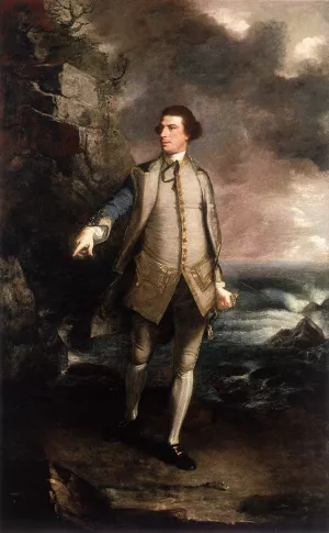 Commodore Augustus Keppel by Sir Joshua Reynolds - Oil Painting Reproduction