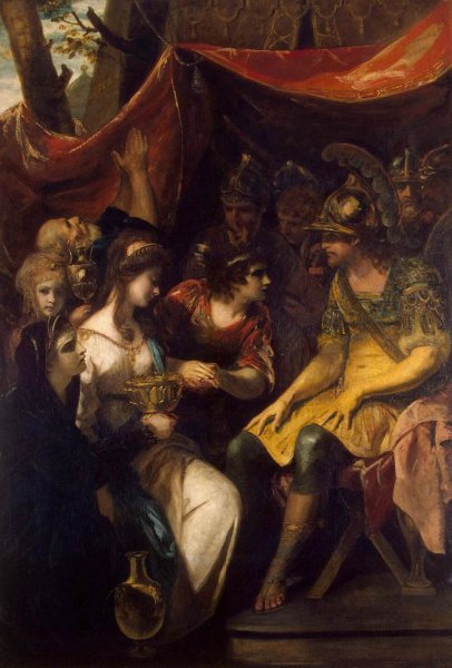 Continence of Scipio by Sir Joshua Reynolds - Hand-Painted Oil Painting Reproduction