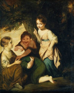 Crying Forfeits by Sir Joshua Reynolds Oil Painting