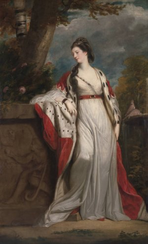 Elizabeth Gunning, Duchess of Hamilton and Argyll by Sir Joshua Reynolds Oil Painting