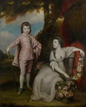 George Capel, Viscount Malden by Sir Joshua Reynolds Oil Painting