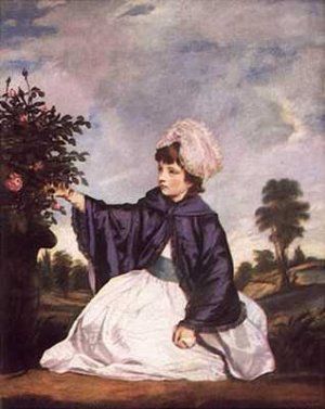 Lady Caroline Howard Oil painting by Sir Joshua Reynolds