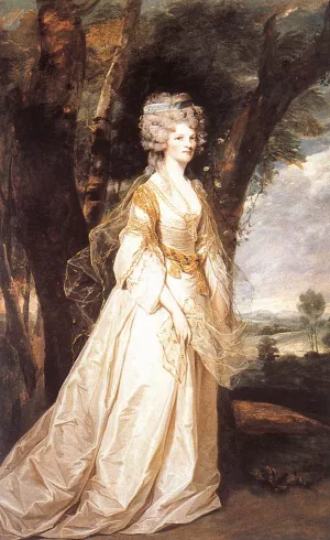 Lady Sunderlin by Sir Joshua Reynolds Oil Painting