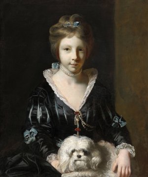 Miss Beatrix Lister by Sir Joshua Reynolds Oil Painting