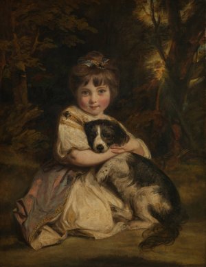 Miss Jane Bowles by Sir Joshua Reynolds Oil Painting