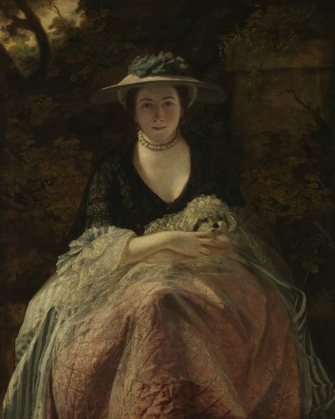 Miss Nelly O'Brien  by Sir Joshua Reynolds - Hand-Painted Oil Painting Reproduction