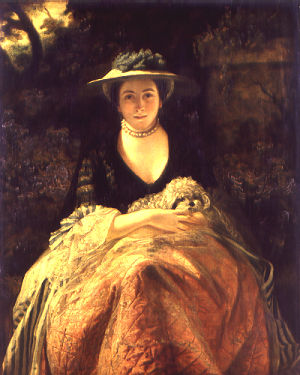 Miss Nelly O'Brien Oil painting by Sir Joshua Reynolds
