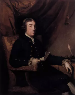 Mr. James Bourdieu by Sir Joshua Reynolds Oil Painting
