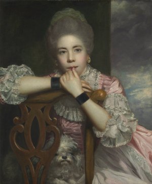 Mrs. Abington as Miss Prue in 'Love for Love' by William Congreve by Sir Joshua Reynolds Oil Painting