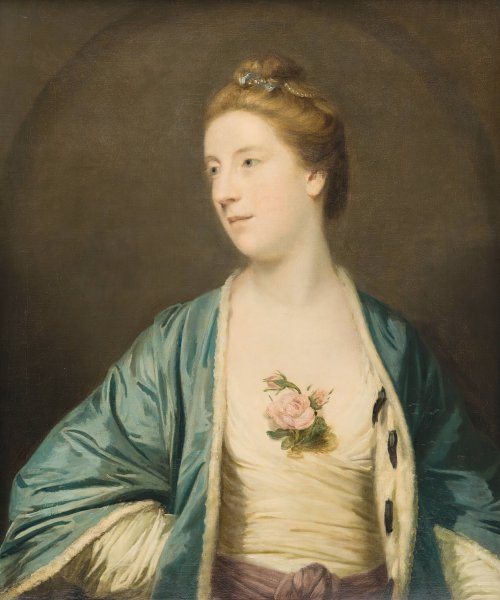 Mrs. Chalmers  by Sir Joshua Reynolds - Hand-Painted Oil Painting Reproduction