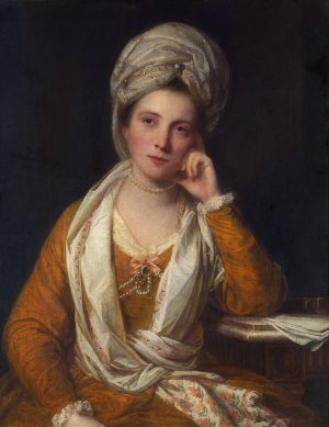 Mrs. Horton, Later Viscountess Maynard Oil painting by Sir Joshua Reynolds