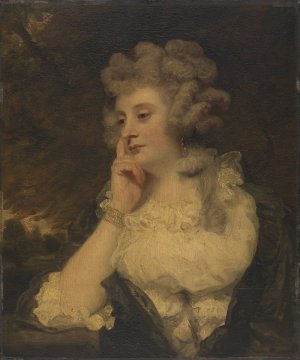 Mrs Jane Braddyll by Sir Joshua Reynolds Oil Painting