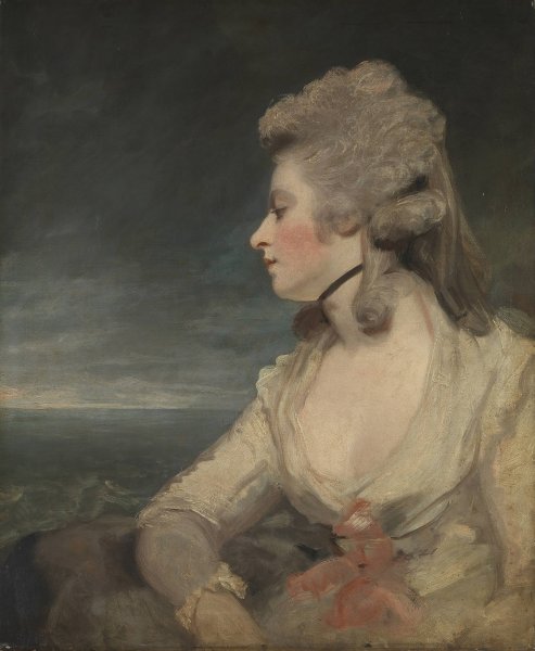 Mrs Mary Robinson  by Sir Joshua Reynolds - Hand-Painted Oil Painting Reproduction