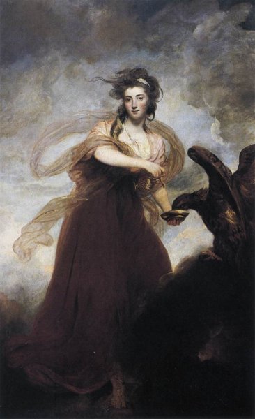 Mrs. Musters as Hebe by Sir Joshua Reynolds - Hand-Painted Oil Painting Reproduction