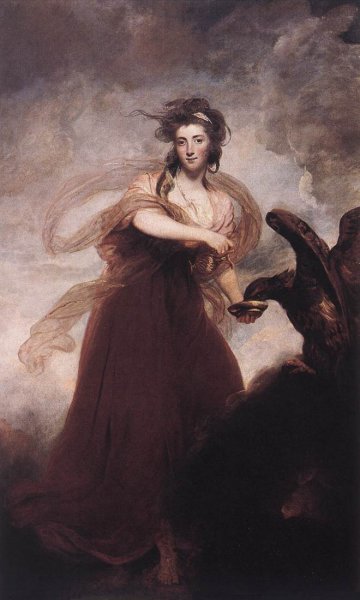 Mrs Musters as Hebe by Sir Joshua Reynolds - Hand-Painted Oil Painting Reproduction