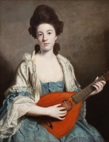 Mrs. Robert Froude,nee Phillis Hurrell  by Sir Joshua Reynolds - Hand-Painted Oil Painting Reproduction