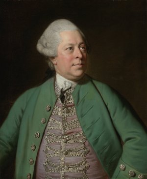 Portrait of Edward Holden Cruttenden by Sir Joshua Reynolds Oil Painting