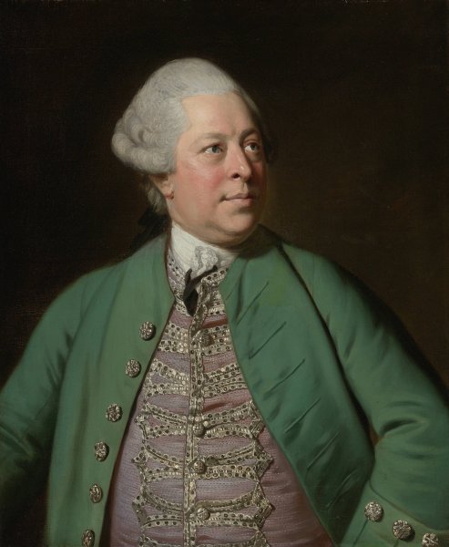 Portrait of Edward Holden Cruttenden  by Sir Joshua Reynolds - Hand-Painted Oil Painting Reproduction