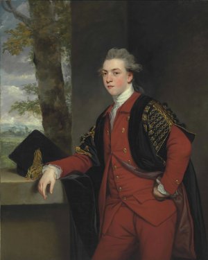 Portrait Of Francis Basset, Later 1st Baron De Dunstanville And Basset by Sir Joshua Reynolds Oil Painting