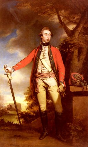 Portrait Of George Townshend, Lord Ferrers 1755 - 1811 Oil painting by Sir Joshua Reynolds