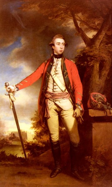 Main Product Photo of Portrait Of George Townshend, Lord Ferrers Painting by Sir Joshua Reynolds