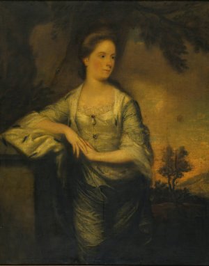 Portrait Of Lady Mary Crosbie by Sir Joshua Reynolds Oil Painting