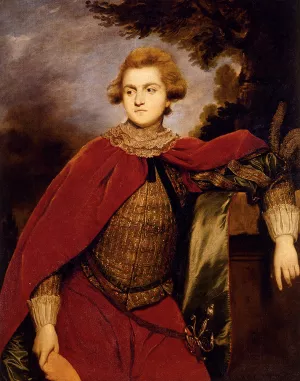 Portrait Of Lord Robert Spencer by Sir Joshua Reynolds Oil Painting