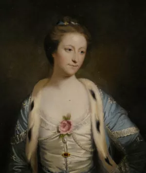 Portrait of Mary Barnardiston by Sir Joshua Reynolds - Oil Painting Reproduction
