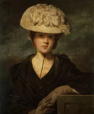 Portrait of Miss Hickey by Sir Joshua Reynolds Oil Painting