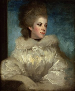 Portrait of Mrs. Abington by Sir Joshua Reynolds Oil Painting