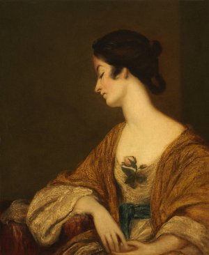 Portrait of Mrs. George Collier by Sir Joshua Reynolds Oil Painting