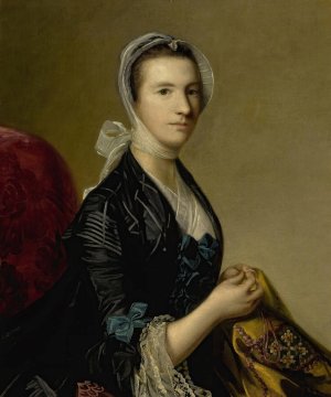 Portrait Of Mrs. Jubb by Sir Joshua Reynolds Oil Painting