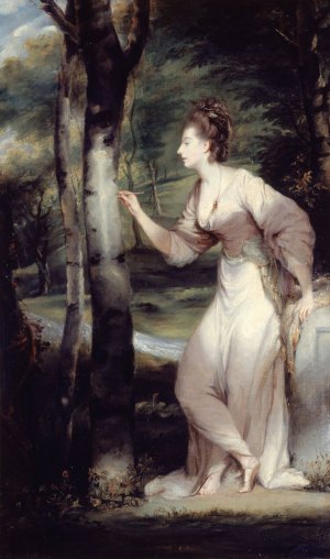 Portrait of Mrs Richard Bennett Llyod of Maryland by Sir Joshua Reynolds Oil Painting