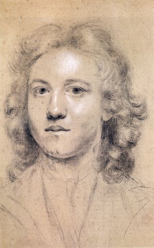 Portrait Of The Artist Aged Seventeen Oil painting by Sir Joshua Reynolds