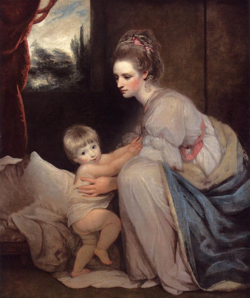 Main Product Photo of Portrait Of The Hon. Mrs. William Beresford Painting by Sir Joshua Reynolds