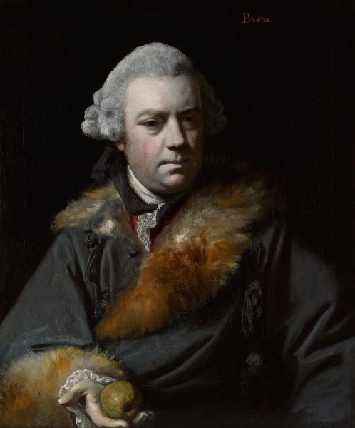 Portrait of Thomas Bowlby  by Sir Joshua Reynolds - Hand-Painted Oil Painting Reproduction