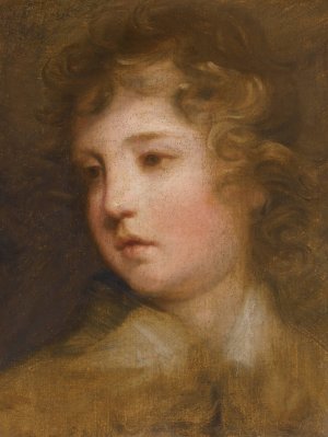 Study For The Portrait Of Lord George Seymour Conway by Sir Joshua Reynolds Oil Painting