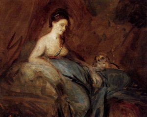 The Actress Kitty Fisher Oil painting by Sir Joshua Reynolds
